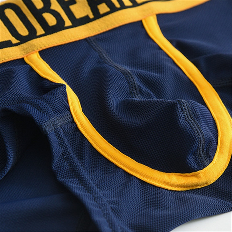 Uus seksikas meeste aluspesu Bokser hingav võrgust bokserid meeste aluspüksid cueca peenis meeste aluspüksid meeste kohvrid