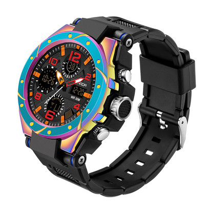 SANDA 2023 luxus férfi karórák sport katonai karóra többszínű 50M vízálló kvarc óra férfiaknak óra Relogio Masculino