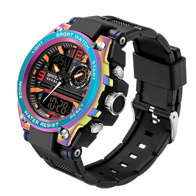 SANDA 2023 luxus férfi karórák sport katonai karóra többszínű 50M vízálló kvarc óra férfiaknak óra Relogio Masculino