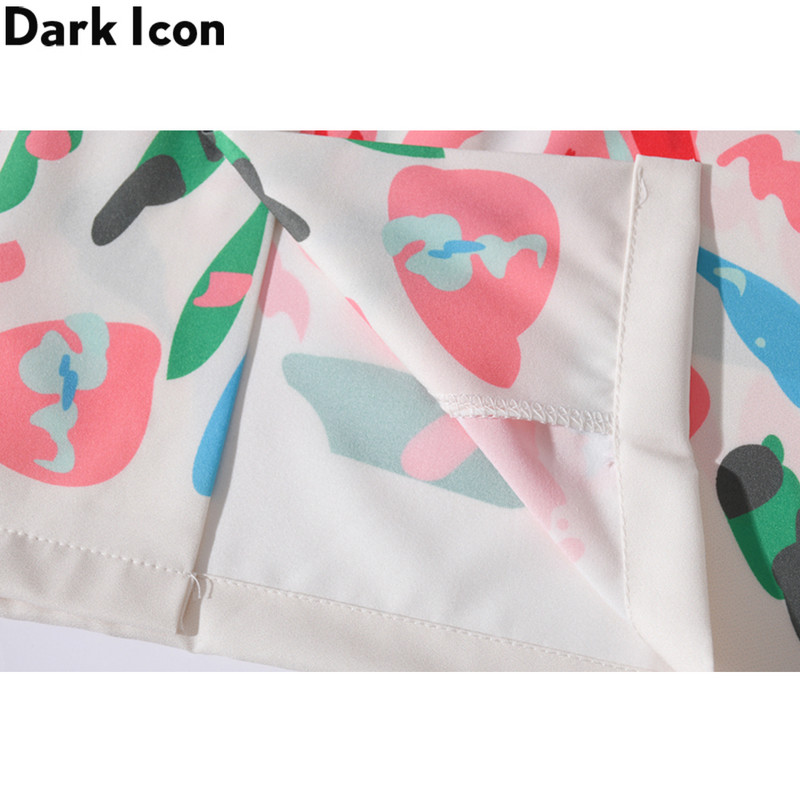 Tumša ikona Big Tree Polo Krekls Vīriešu Vintage Street Vīriešu Havaju Krekli Vasaras Vīriešu Blūzes Tops