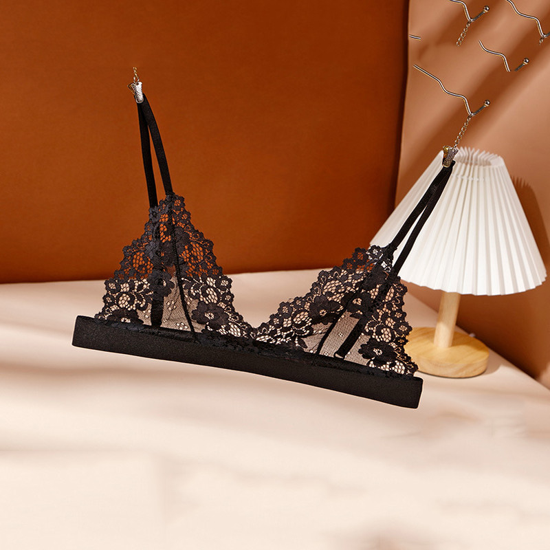 Női vékony melltartó mellkaspárna nélkül divat szexi csipke fehérnemű kivágott hátsó csat cső felső Női fehérnemű nyári ruhák