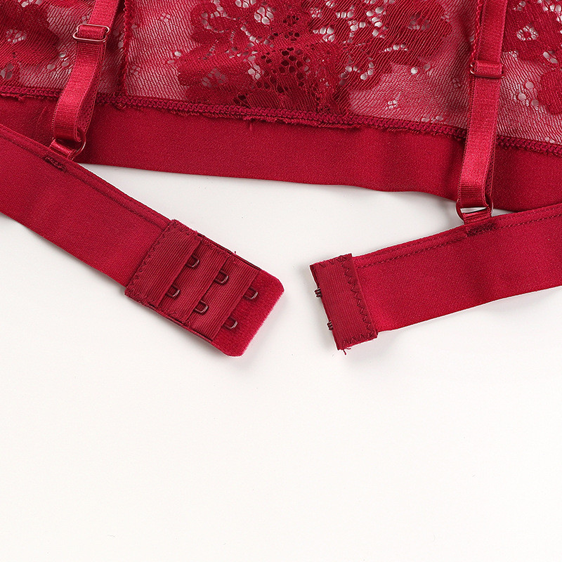 Női vékony melltartó mellkaspárna nélkül divat szexi csipke fehérnemű kivágott hátsó csat cső felső Női fehérnemű nyári ruhák