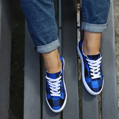 Γυναικεία παπούτσια 2023 νέα Lace Up casual παπούτσια γυναικεία flats Leopard loafers γυναικείες εσπαντρίγιες Plus size παπούτσια για γυναίκες
