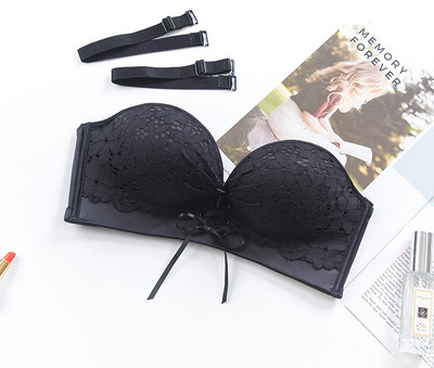 Σέξι γυναικεία εσώρουχα Bralette Push Up Σουτιέν Δωρεάν Αόρατο σουτιέν Τοπ εσώρουχα δαντέλα χωρίς ραφή Αντιολισθητική σουτιέν