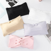 Viengabala krūšturi, cauruļu topi Sieviešu krūšturis bez siksnām bezšuvju apakšveļa Ice Silk Bandeau Muguras sprādze ietīta krūtis, neredzami intīmi