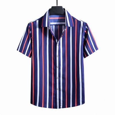 Vīriešu blūžu modes 2023. gada vasaras apģērbi krekli ar īsām piedurknēm, lielizmēra 5XL 6XL 7XL, gadījuma rakstura ziedu apdruka vīrietim