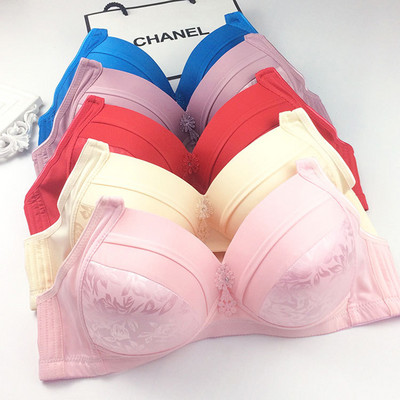 Jauni sieviešu liela izmēra bezvadu krūšturi Komfortabli kokvilnas krūšturi sievietēm Krūšturis Push Up Krūšturis Meitenes Intīmas Elpojošas Bralette