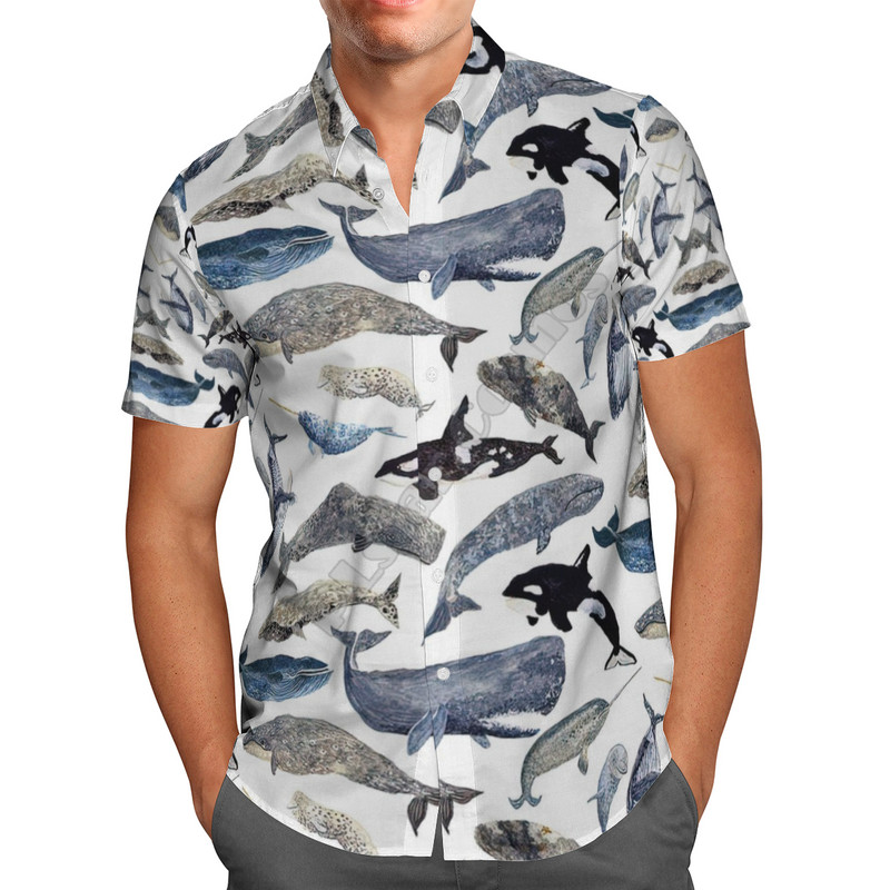 Πουκάμισο Hawaii Hawaii Beach Summer Sunset Accordion Ανδρικό πουκάμισο Harajuku Tee hip hop Casual 02