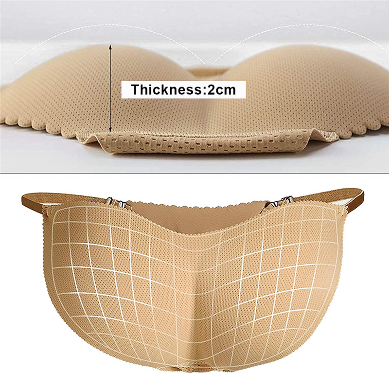 Trodimenzionalne ženske lažne gaćice za guzu podstavljene spužvom Donje rublje za guzu Push Up gaćice za dizanje guzice Gaćice za oblikovanje guzice