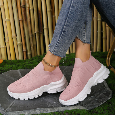 Moodsad naiste tossud, 2023, uued kudumisvõrgust naiste vulkaniseerivad kingad, paksu põhjaga jalanõud, 42.