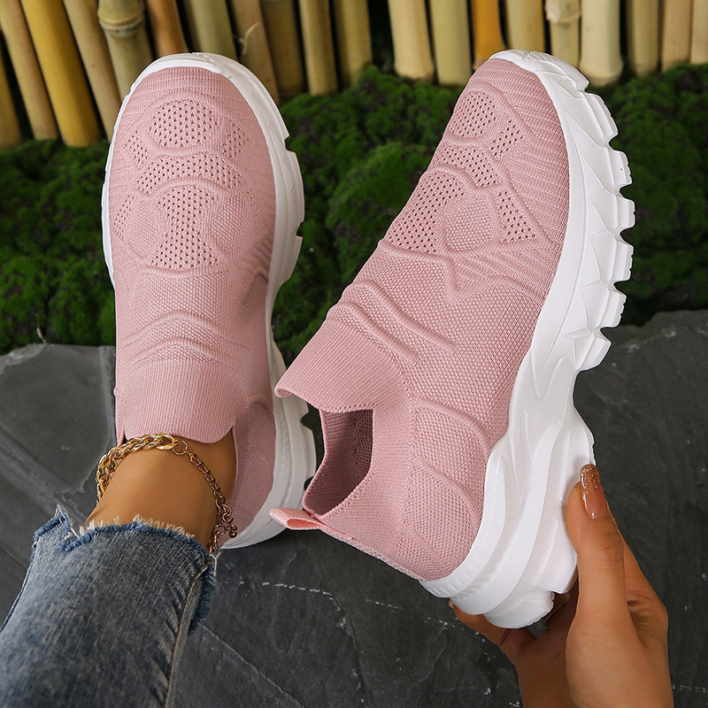 Moodsad naiste tossud, 2023, uued kudumisvõrgust naiste vulkaniseerivad kingad, paksu põhjaga jalanõud, 42.