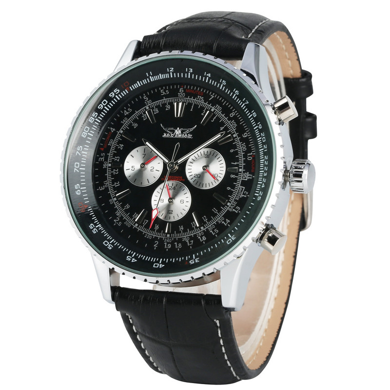 Vīriešu luksusa, automātiski uztinams nerūsējošā tērauda skelets, mehāniskā rokas pulksteņa ciparnīca ar kalendāra augstākās kvalitātes ādas siksniņu