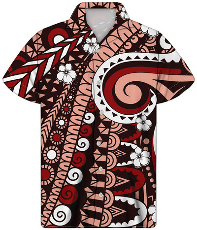 2022-es nyári divat Harajuku férfi komfort póló Olcsó ing Arany csíkos nyomtatás Kiváló minőségű polinéz törzsi fekete háttér