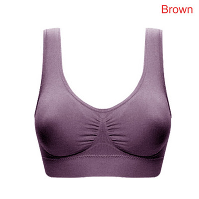 2023 Sexy podprsenka Top Dámska fitness bezšvíková podprsenka vystužená rýchloschnúca push-up prírodná farba priedušná podpora bezšvíková podprsenka nylonová