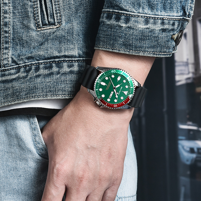 Ben Nevis jauni vīriešu pulksteņi, gumijas siksniņas, kvarca pulkstenis, spīdošs rokas militārs ūdensizturīgs rokas pulkstenis vīrietim Relogios Masculinos