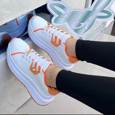 Καλοκαιρινή άνοιξη Breathable White Casual Παπούτσια Γυναικεία Χοντρό κάτω μέρος Ζευγάρι Ογκώδη Αθλητικά Παπούτσια Υπαίθρια Αθλητικά Παπούτσια Μόδα Παπούτσια Skate