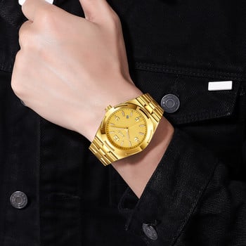 Ανδρικό ρολόι χαλαζία 9290 SKMEI Classic Fashion Αδιάβροχη Ζυγαριά Αδιάβροχη ημερομηνία από ανοξείδωτο χάλυβα