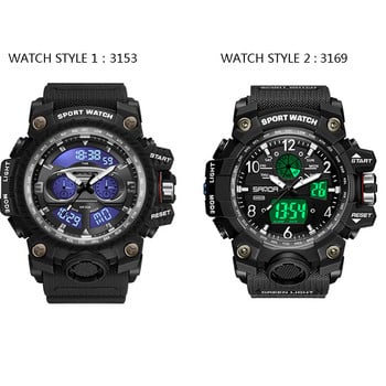 Στρατιωτικά ρολόγια Relogios Masculinos G-Style Ανδρικά ψηφιακά αναλογικά Shock Boy ηλεκτρονικό ρολόι χειρός αδιάβροχο αθλητικό ρολόι Man 2023