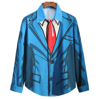 Ikdienas blūze Homme Baroka stila banketu krekls Paisley vīriešu krekls Luksusa korejiešu vīriešu krekli ar garām piedurknēm apdrukas krekli Vīriešu šauri pieguļoši 560