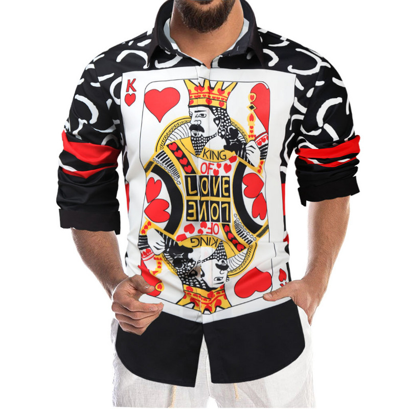 Ikdienas blūze Homme Baroka stila banketu krekls Paisley vīriešu krekls Luksusa korejiešu vīriešu krekli ar garām piedurknēm apdrukas krekli Vīriešu šauri pieguļoši 560