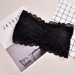 Sieviešu seksīgs, mežģīņu krūšturis Push Up Bralette sieviešu bezsiksnām bezšuvju aptinuma augšdaļa, liela izmēra polsterēta apakšveļa ar trīs āķiem