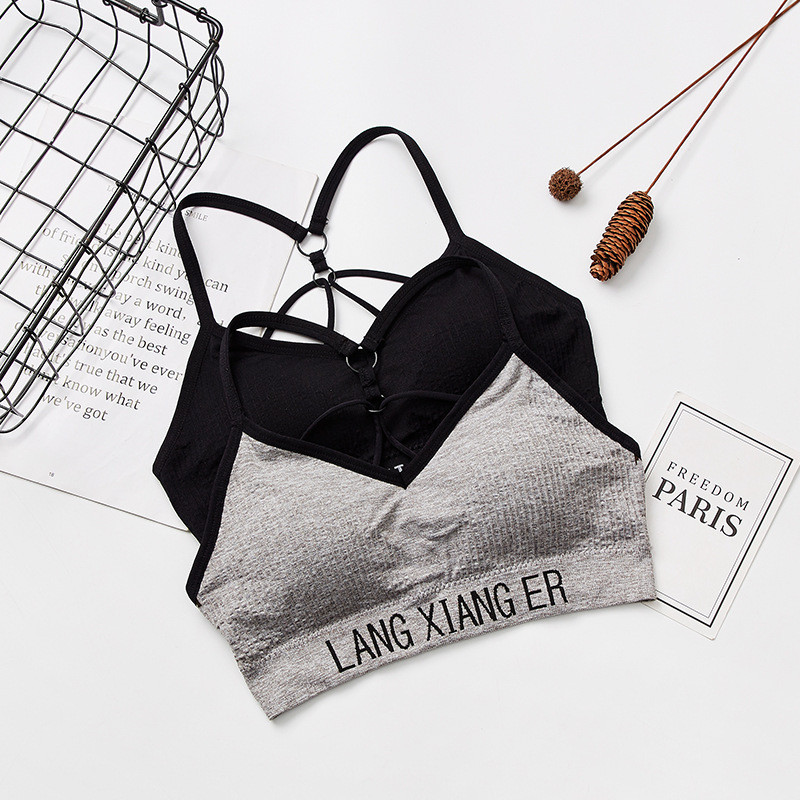 Γυναικείο Σετ Σουτιέν Κιλότες Σέξι Push Up Bralette Γυναικεία γυμναστική χωρίς ραφή Αθλητικά εσώρουχα Σετ σουτιέν Σετ ρεζερβουάρ Crop Tops