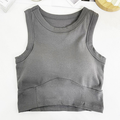 Szexi női egyrészes melltartó mellény Varrat nélküli fehérnemű Szexi push up melltartó felsők Melltartó fehérnemű camisole mellkaspárnával vágott felsővel