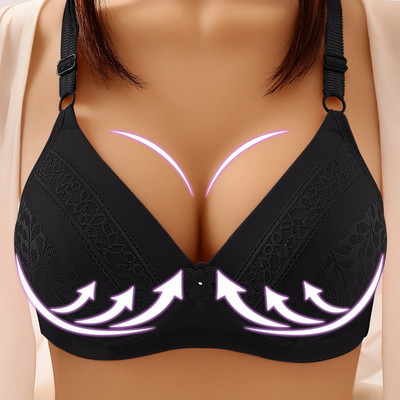 Suures suuruses rinnahoidja Seksikas Bralette Crop Naiste Pitsist aluspesu Push Up rinnahoidja Bh Pits naistepesu Kabriolett rihmadega rinnahoidja