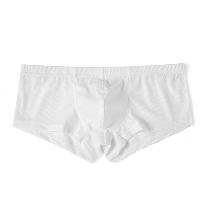 Bokser Meeste Aluspesu Meeste Nailonist aluspüksid Meeste Aluspüksid Lühikesed püksid Magamisriided Bokserid Madala kõrgusega Mugav täpiline aluspesu Seksikas