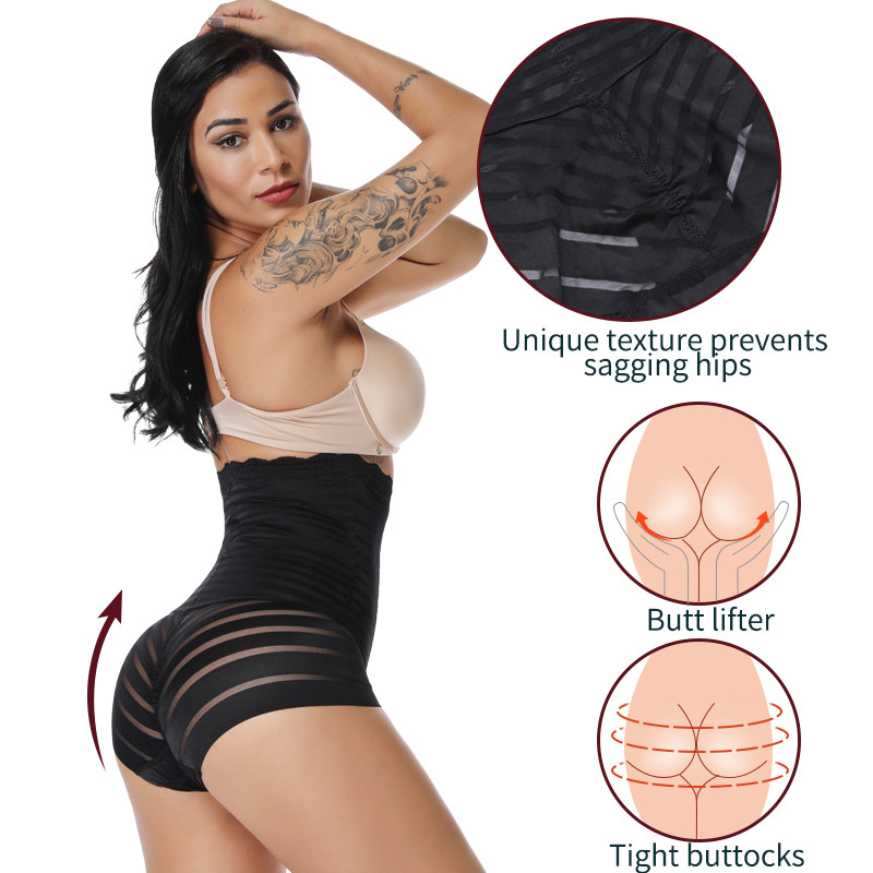 „Miss Moly Waist Trainer Body Shaper Control“ Kelnaitės Liekninantis Bodi kostiumas Aukštu Juosmuo Pilvį Kontroliuoja Besiūlės kelnaitės be petnešėlių