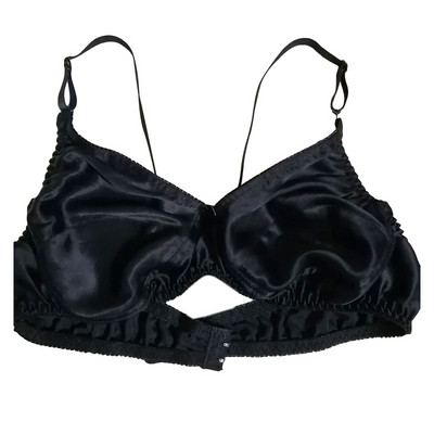 Ženski seksi svileni grudnjak, mekani, glatki, udobni, prozračni, bešavni donji veš čiste boje, bikiniji veće veličine, modni grudnjaci bez žica