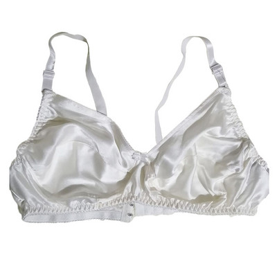 Ženski seksi svileni grudnjak, mekani, glatki, udobni, prozračni, bešavni donji veš čiste boje, bikiniji veće veličine, modni grudnjaci bez žica