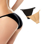 No Trace Bikini Fese Chiloți Push Up Doamnelor Fund Fals Căptușit șold Lenjerie sexy Slip ajustabil Chiloți pentru femei Lenjerie modelată