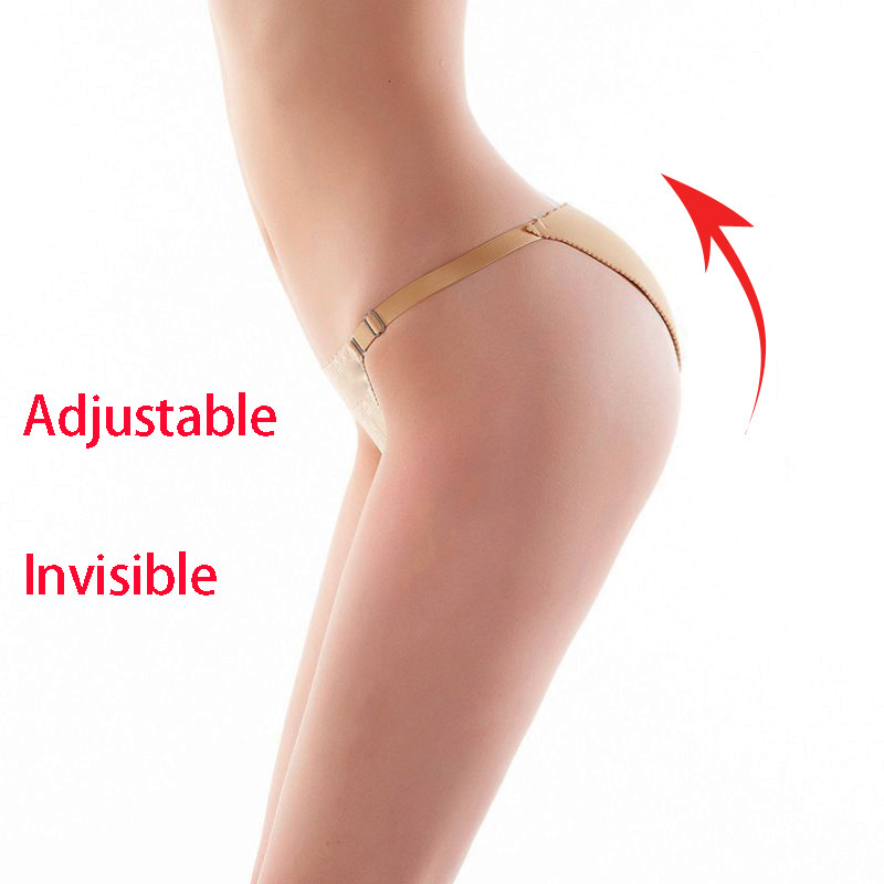 No Trace Bikini Fese Chiloți Push Up Doamnelor Fund Fals Căptușit șold Lenjerie sexy Slip ajustabil Chiloți pentru femei Lenjerie modelată