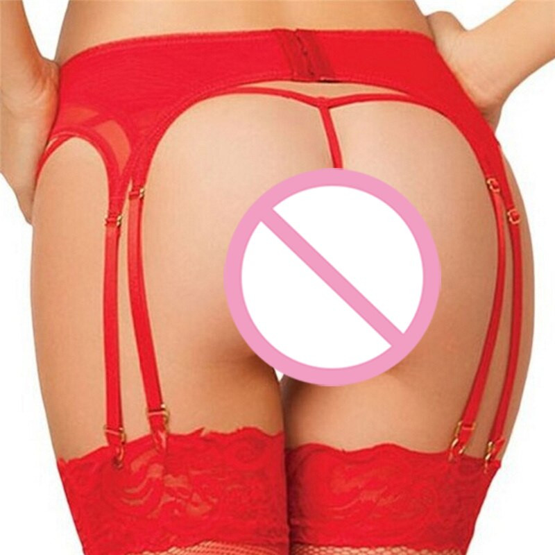 Nové dámske sexy podväzkový pás, svadobná spodná bielizeň, čierna, červená, priehľadná kvetinová čipka, podväzkový pás, traky, exotické nočné košele