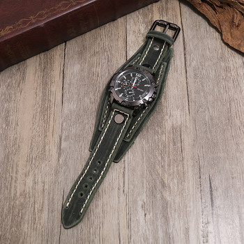 Винтидж ретро мъжки часовник луксозен ръчен часовник кварцов ръчен часовник моден син стъклен пънк стил мъжки часовник гривна Relogio Masculino