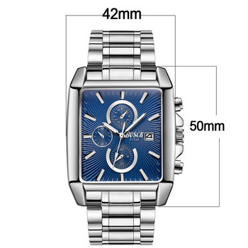 Καυτές εκπτώσεις Πολυτελές ρολόι Quartz reloj Ανδρικά ρολόγια φόρεμα μόδας Ανδρικό αυτόματο ημερολόγιο Επαγγελματικό ρολόι relogio masculino
