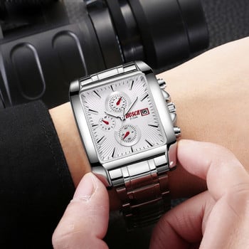 Καυτές εκπτώσεις Πολυτελές ρολόι Quartz reloj Ανδρικά ρολόγια φόρεμα μόδας Ανδρικό αυτόματο ημερολόγιο Επαγγελματικό ρολόι relogio masculino