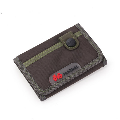 Platnena kratka trostruka muška novčanica za dječake torbica s džepom za novčiće Modna studentska mapa s novcem za slobodno vrijeme