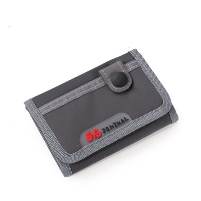 Platnena kratka trostruka muška novčanica za dječake torbica s džepom za novčiće Modna studentska mapa s novcem za slobodno vrijeme