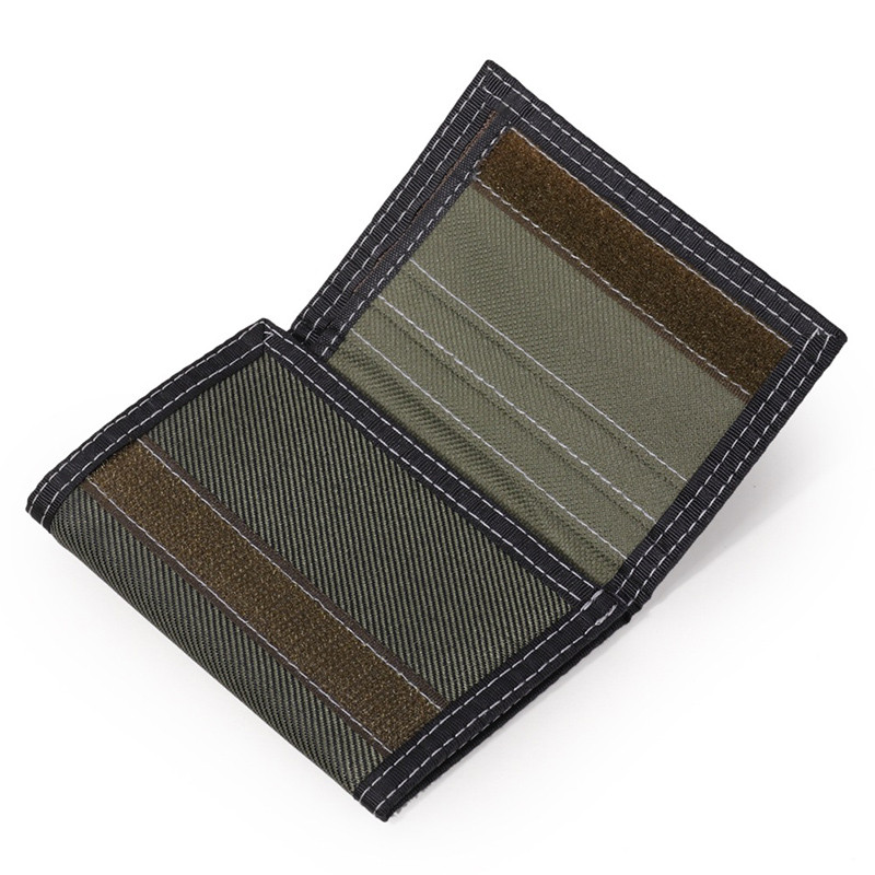 Platnena kratka trostruka muška novčanica za dječake torbica s džepom za novčiće Modna studentska mapa s novcem za slobodno vrijeme