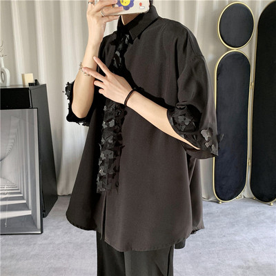 Krekli Vīriešu dizains Jaunums Skaisti ielas apģērbi Modes Dinamisks Harajuku Japāņu koledžas Pāris Apģērbi Sametņi Ikdienišķi apģērbi