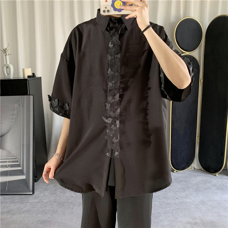 Krekli Vīriešu dizains Jaunums Skaisti ielas apģērbi Modes Dinamisks Harajuku Japāņu koledžas Pāris Apģērbi Sametņi Ikdienišķi apģērbi