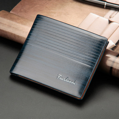 2021. Klasična muška poslovna torbica PU kožni čvrsti tanak novčanik Dvostruki kratki držači za kreditne kartice Torbice za kovanice Klasični muški novčanici