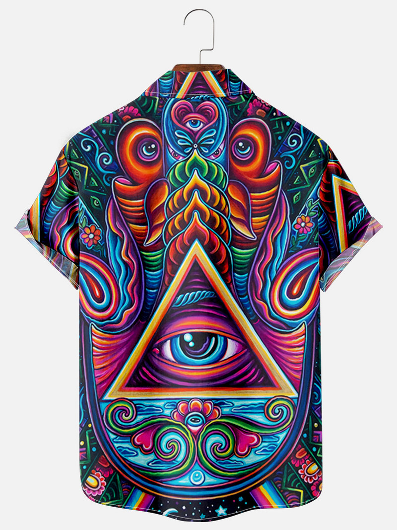 Vīriešu krekls ar brīvu apkakli Hawaiian Beach Wear īsām piedurknēm hiphopa apkakles topi, ielas apģērbi