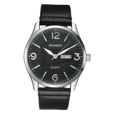 2023. gada boamigo populārākais luksusa zīmols vīriešu militārā modes sporta biznesa kvarca pulkstenis vīriešu ikdienas ādas rokas pulksteņi ūdensizturīgi