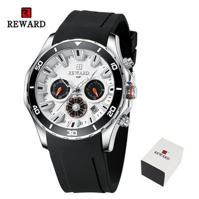 REWARD VIP Ceasuri de design nou pentru bărbați Ceasuri de mână cu quartz de modă Ceas de mână sport, cronograf, rezistent la apă
