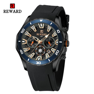 REWARD VIP Ceasuri de design nou pentru bărbați Ceasuri de mână cu quartz de modă Ceas de mână sport, cronograf, rezistent la apă