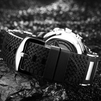 Ανδρικά αθλητικά ρολόγια αδιάβροχα ανδρικά στρατιωτικά ρολόγια ψηφιακού χαλαζία Χρονόμετρο συναγερμού διπλής ώρας Ολοκαίνουργιο relogios masculinos