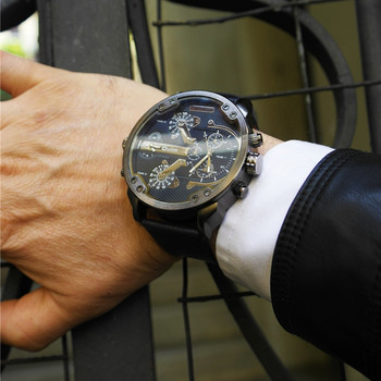 Ανδρικό μεγάλο ρολόι μεγάλου μεγέθους Πολυτελές επώνυμα διάσημο ρολόι χαλαζία μοναδικού σχεδιαστή Ανδρικά μεγάλα ρολόγια Ανδρικά Oulm relogio masculino